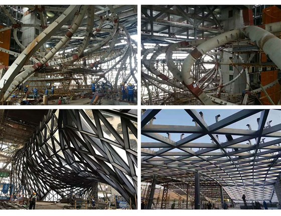 酒店玻璃鋁板幕墻工程內部結構