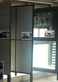 幕墻樣板展示區一角