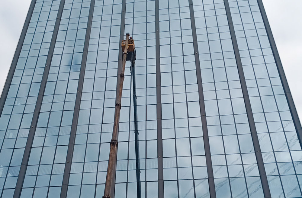 玻璃幕墻更換